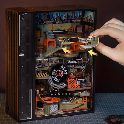 ROKR Hip-Hop Street Marble Run Mechanical 3D Puzzle MR03S