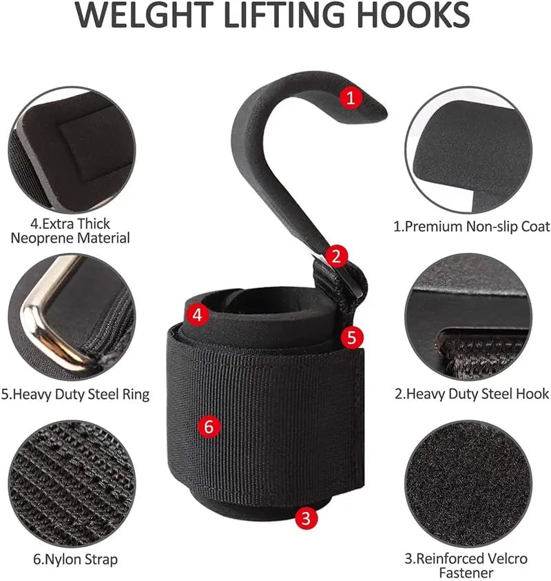 Weight Lifting Hook Straps